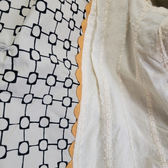 Vintage Anthropologie Taikonhu Blue Bird Cropped Jacket - Picture 10 of 16